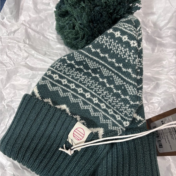 MARINE LAYER | Archive Fair Isle Pom Beanie | NWT | os - Picture 6 of 6